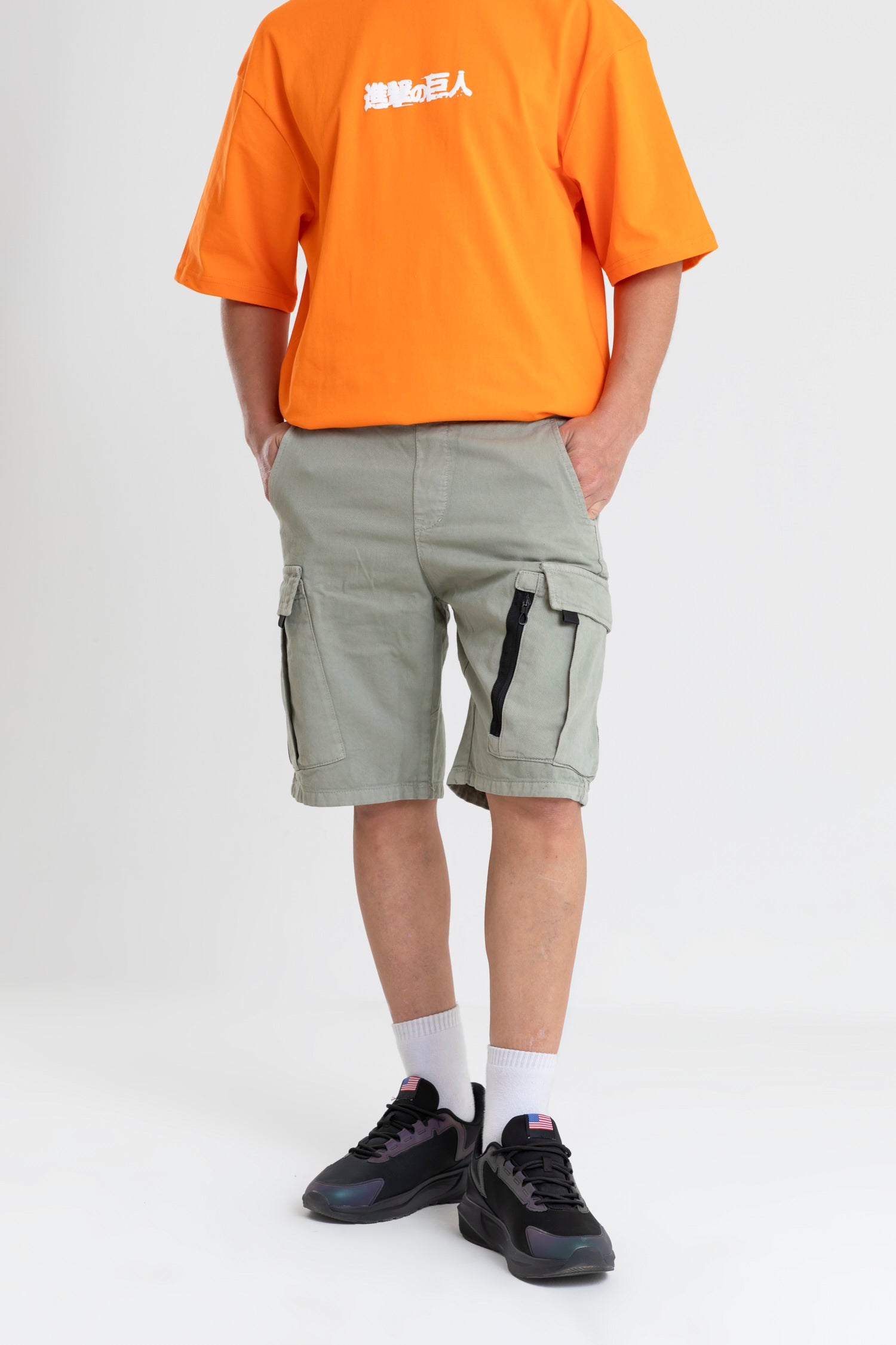 CARGO GABARDINE SHORT