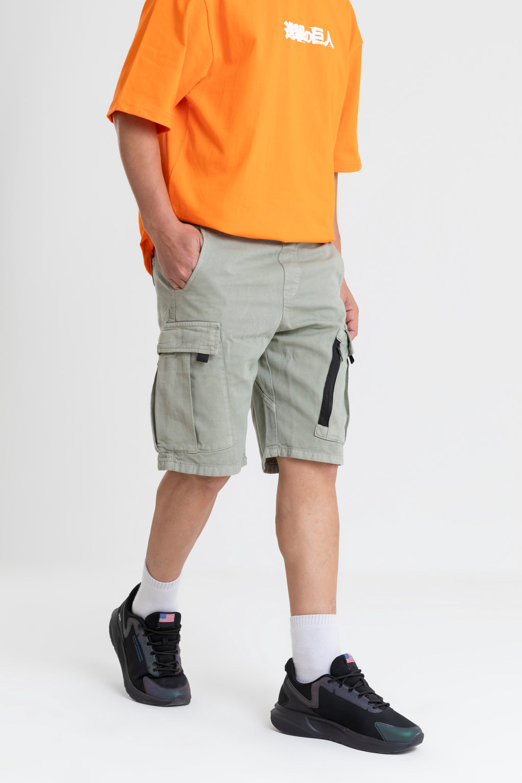 CARGO GABARDINE SHORT