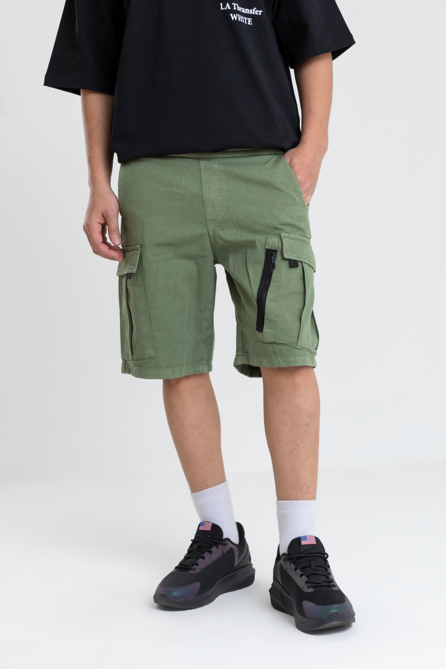 CARGO GABARDINE SHORT