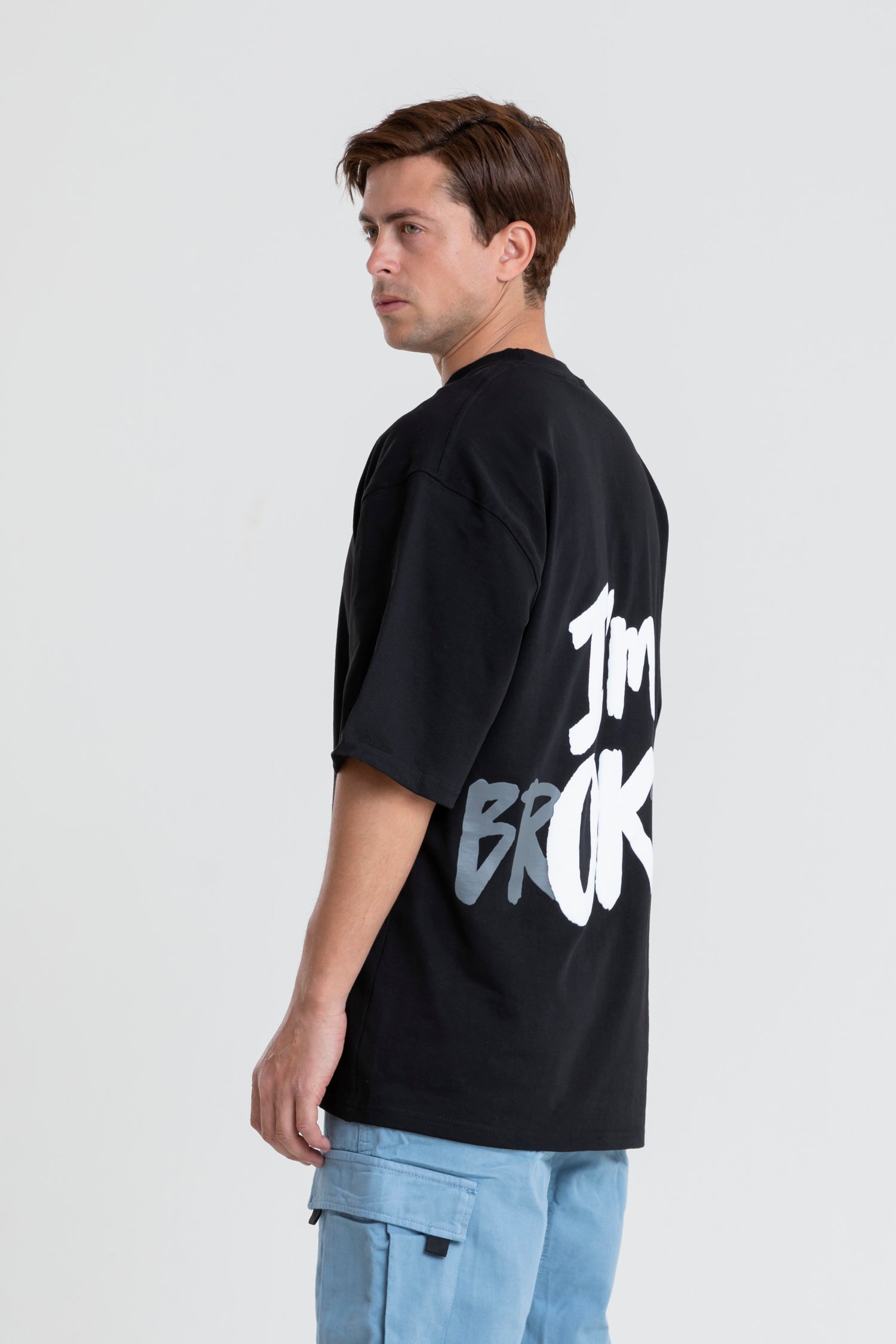 I'M BROKEN PRINTED T-SHIRT OVERSIZED