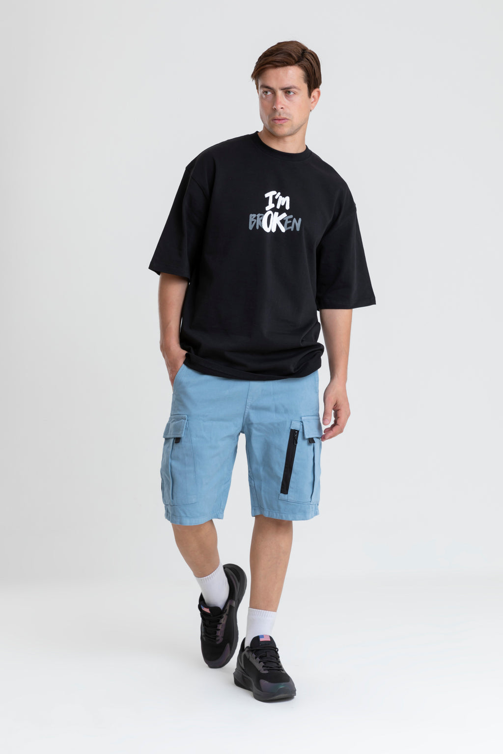 CARGO GABARDINE SHORT