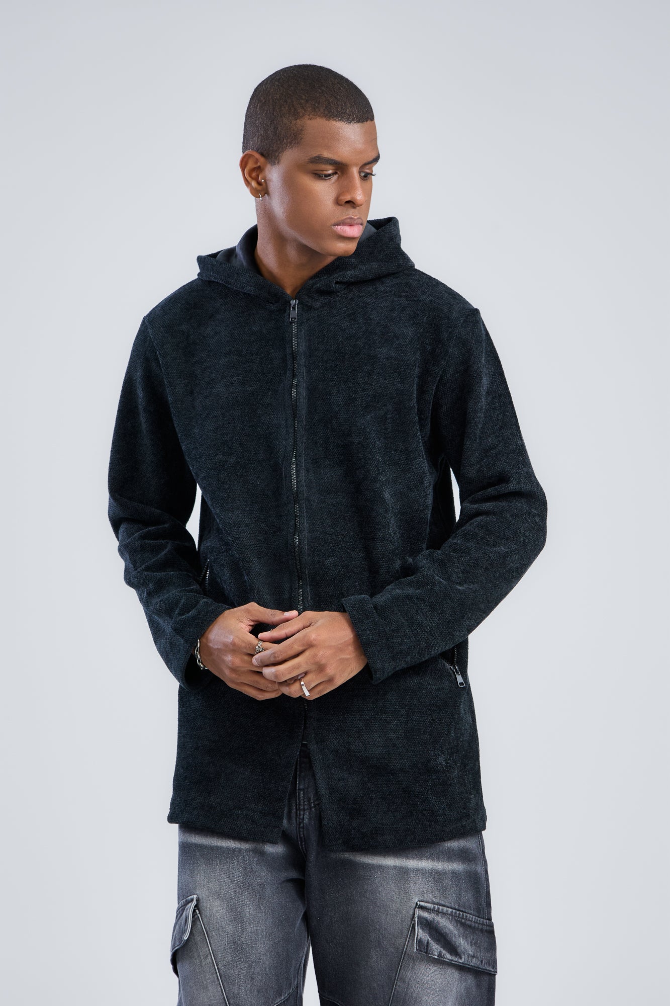 Zip-UP Cardigan Coat