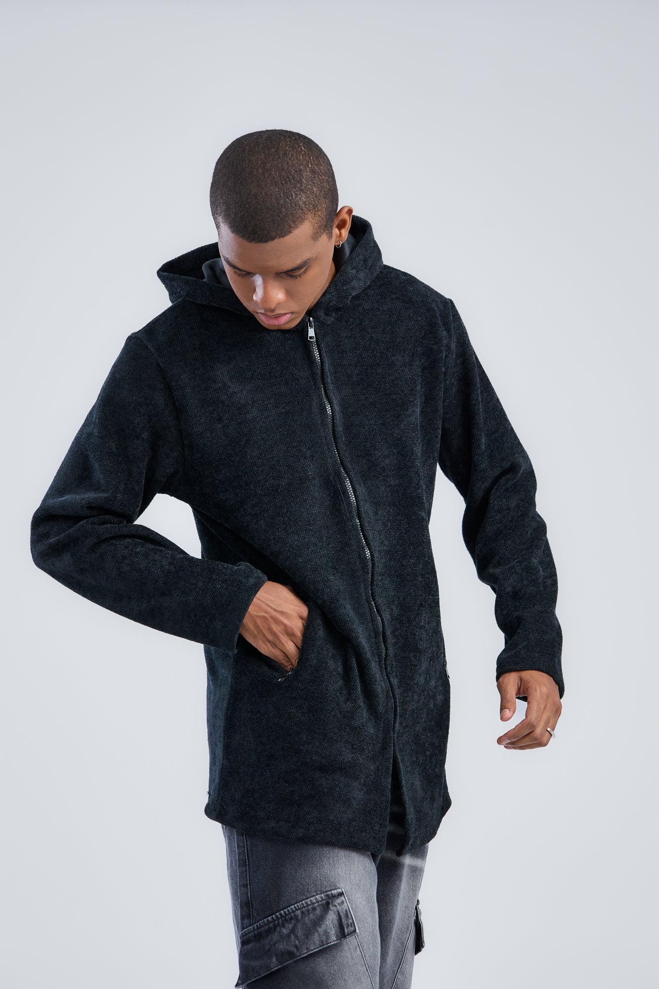 Zip-UP Cardigan Coat