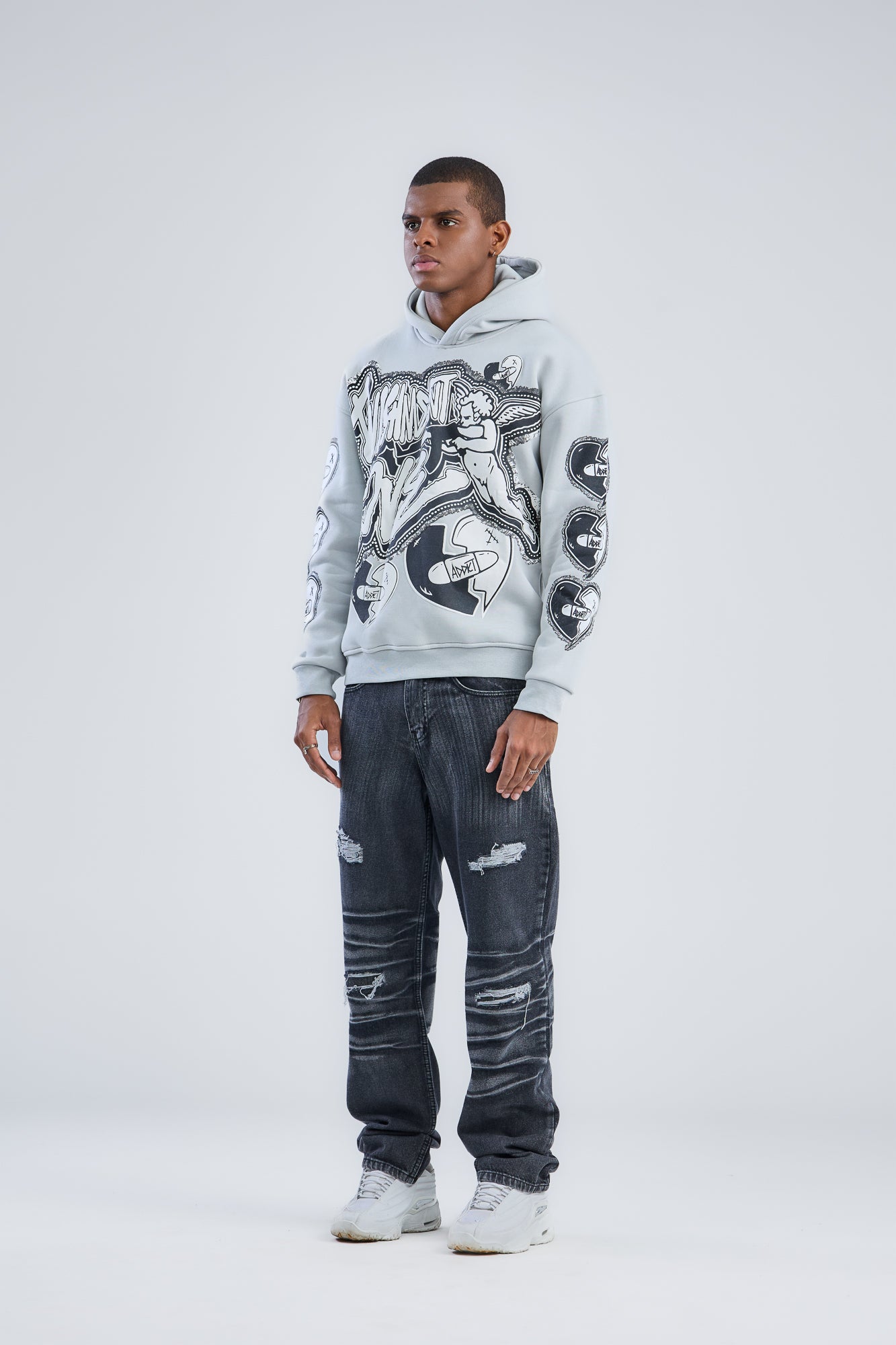 DON'T DEDUCT SINCERE LOVE PRINTED HOODIE