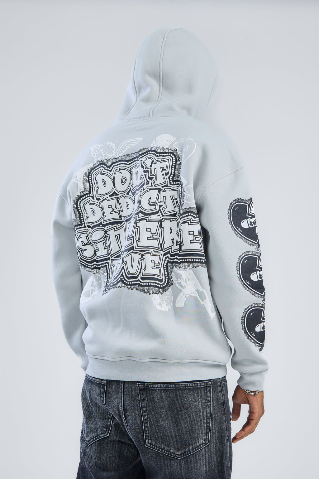 DON'T DEDUCT SINCERE LOVE PRINTED HOODIE