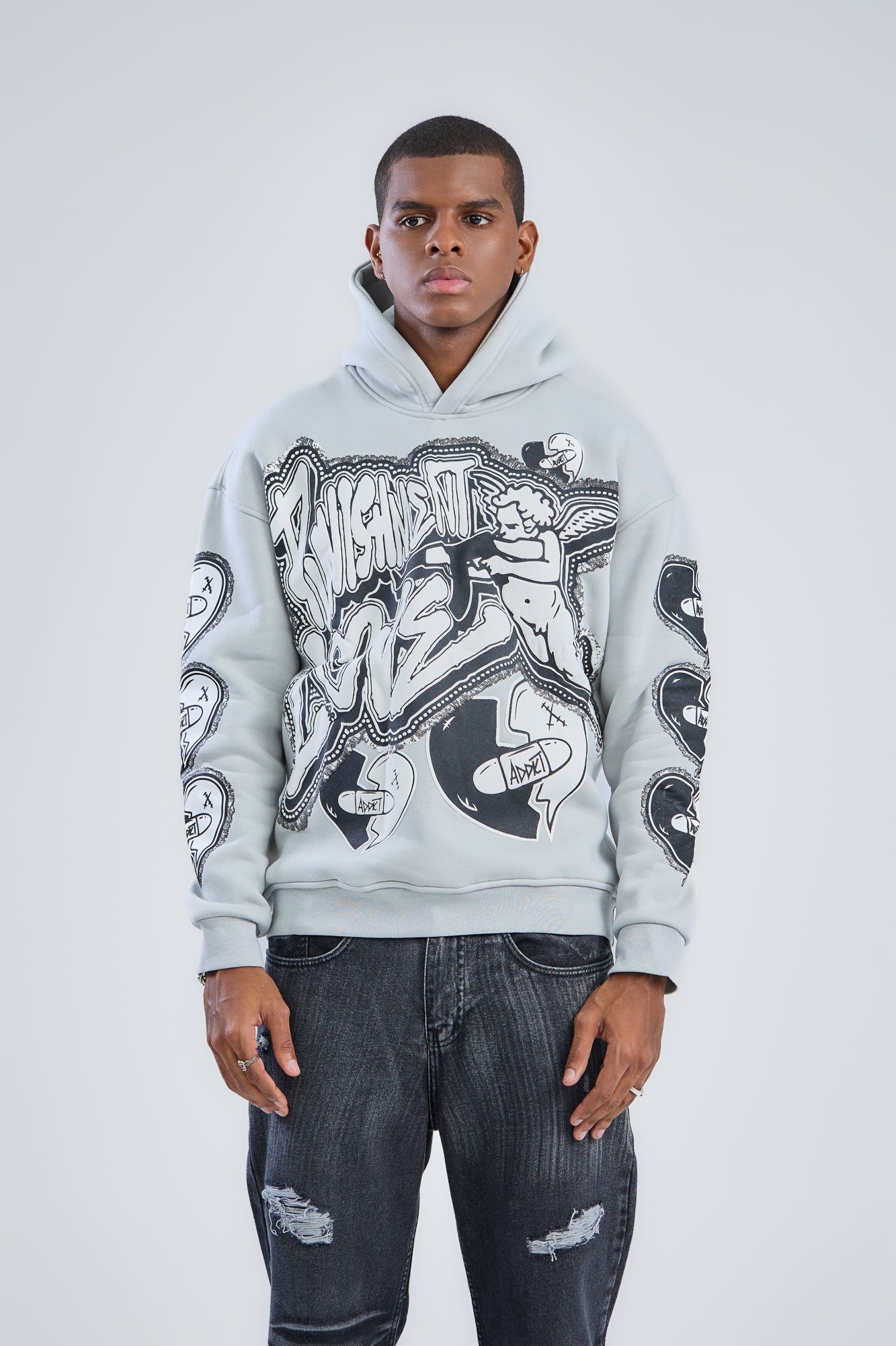 DON'T DEDUCT SINCERE LOVE PRINTED HOODIE