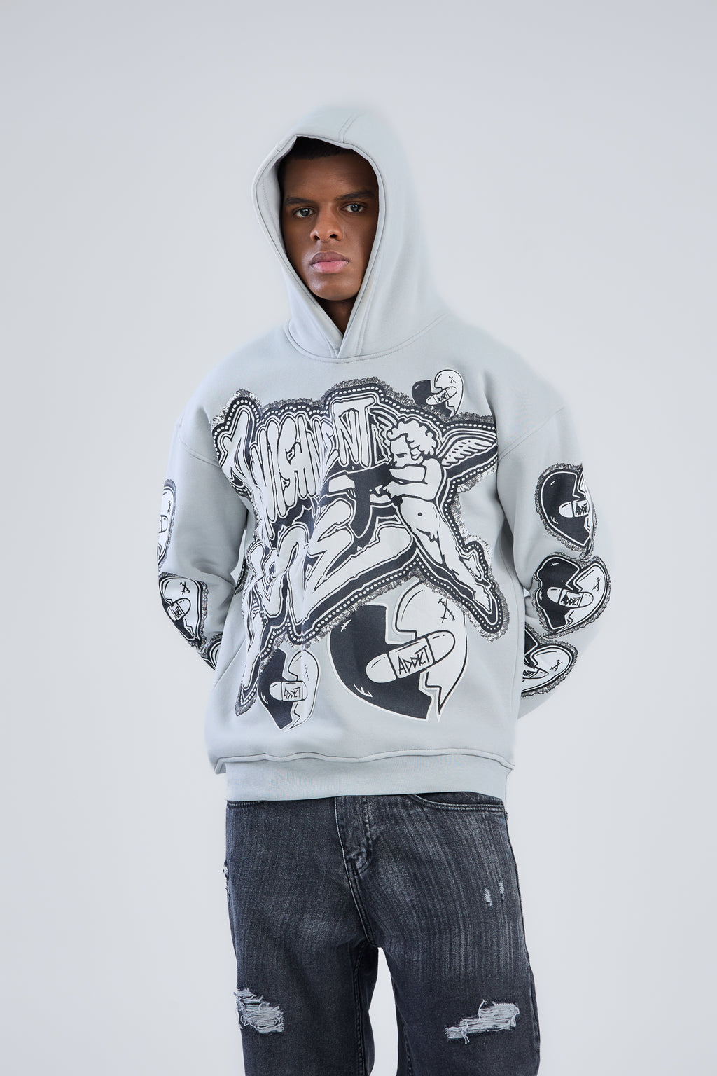 DON'T DEDUCT SINCERE LOVE PRINTED HOODIE