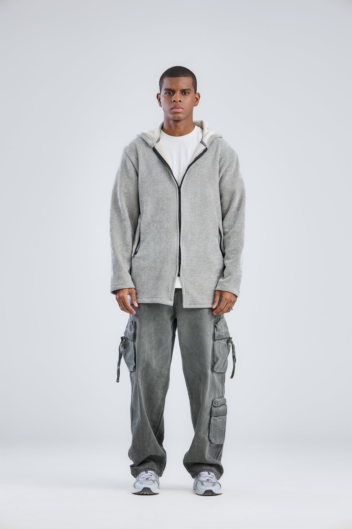 Zip-UP Cardigan Coat