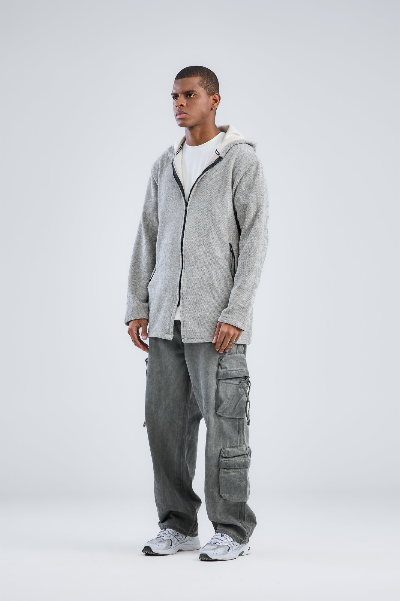 Zip-UP Cardigan Coat