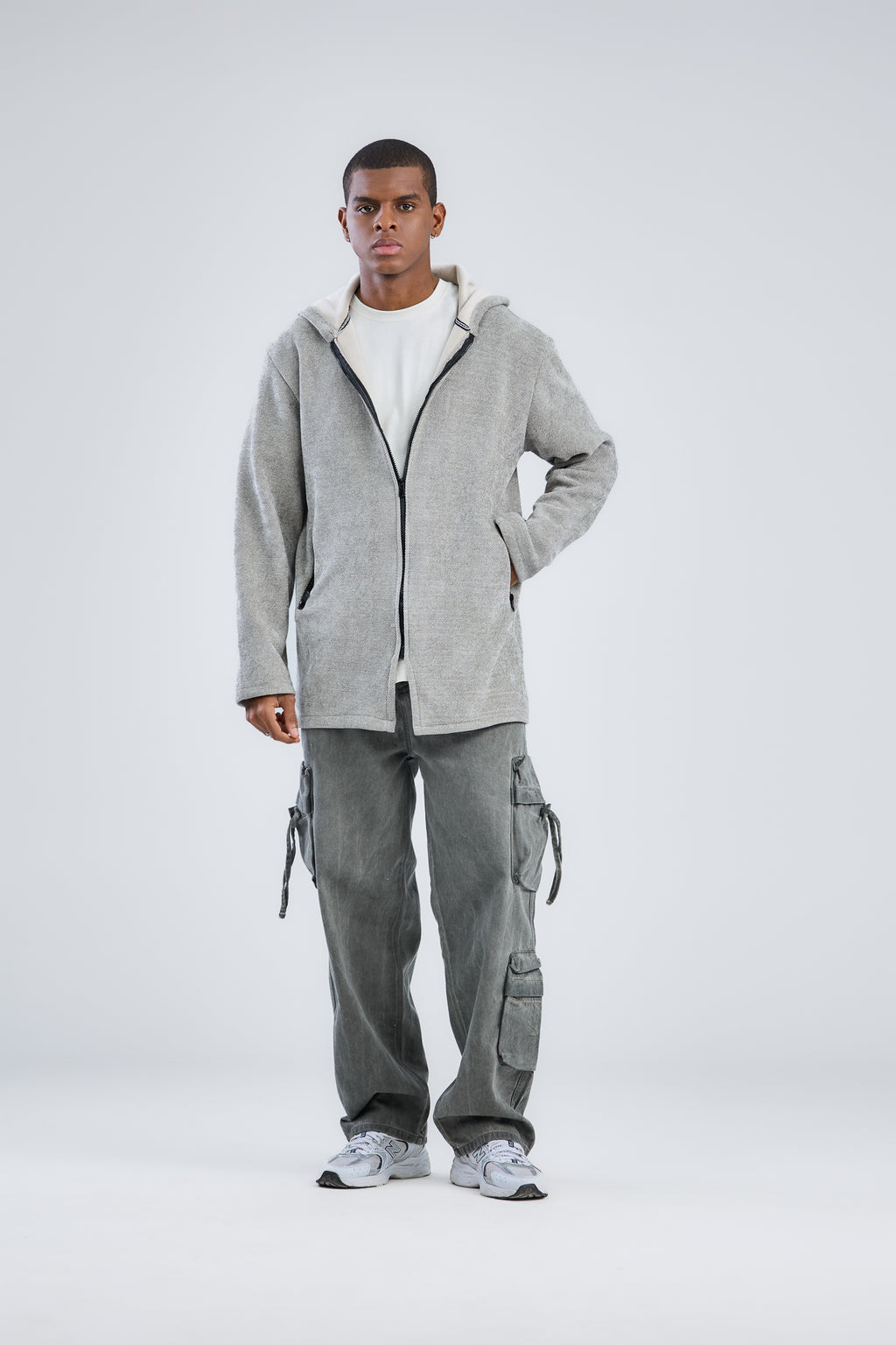 Zip-UP Cardigan Coat