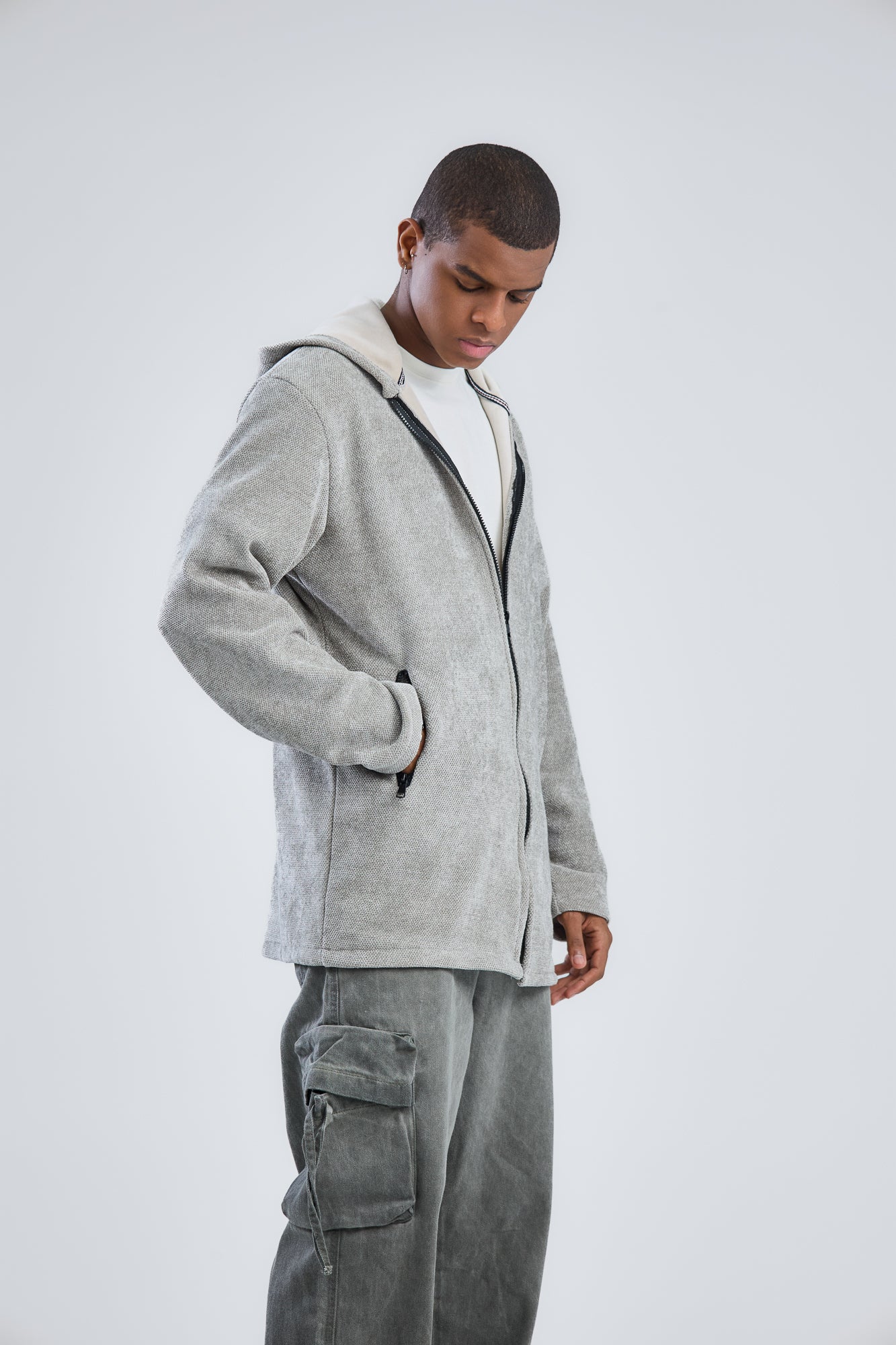 Zip-UP Cardigan Coat