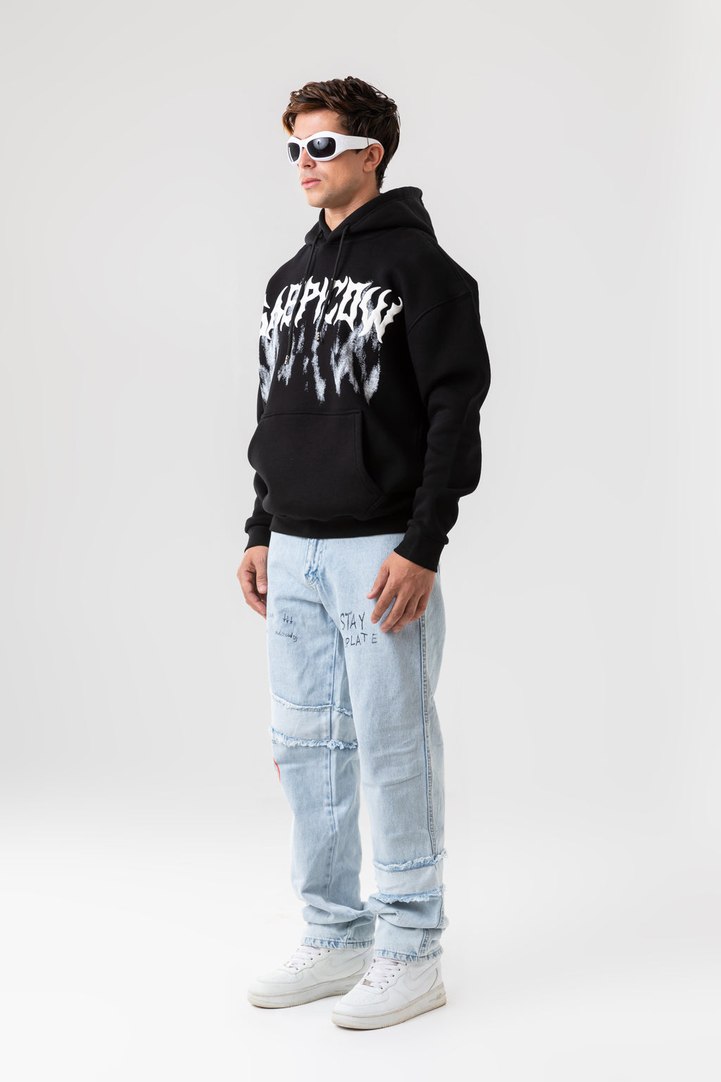 GRAFFITI FRONT PRINTED HOODIE