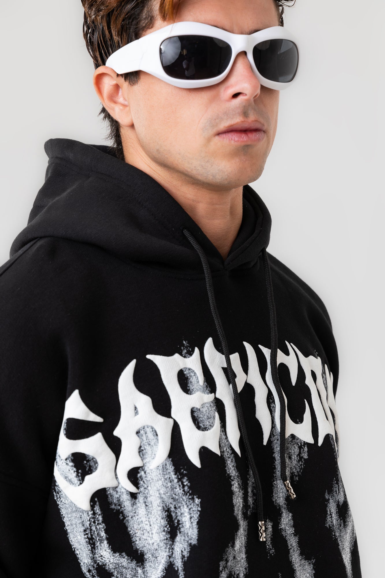 GRAFFITI FRONT PRINTED HOODIE