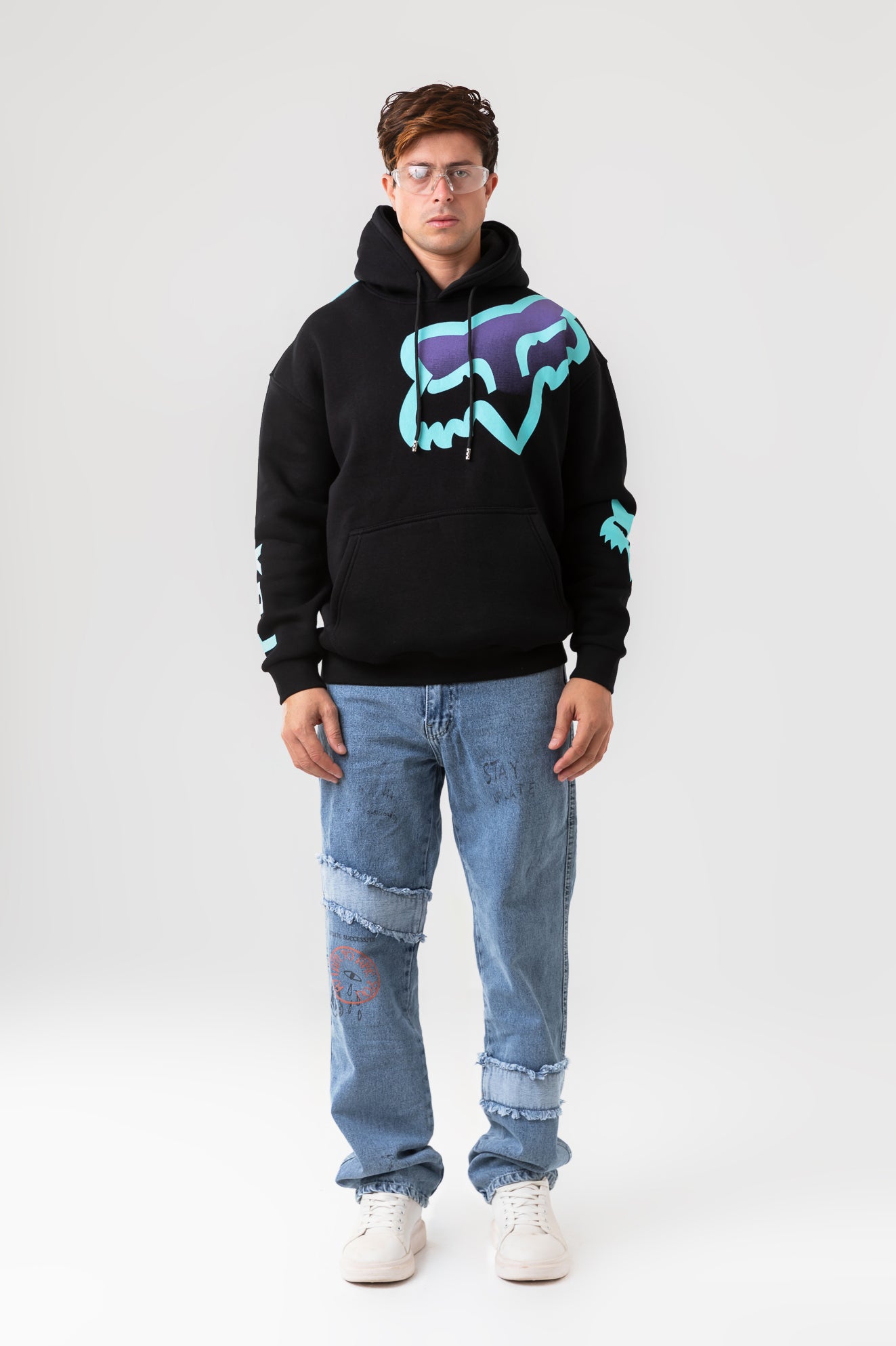 FOX PRINTED HOODIE