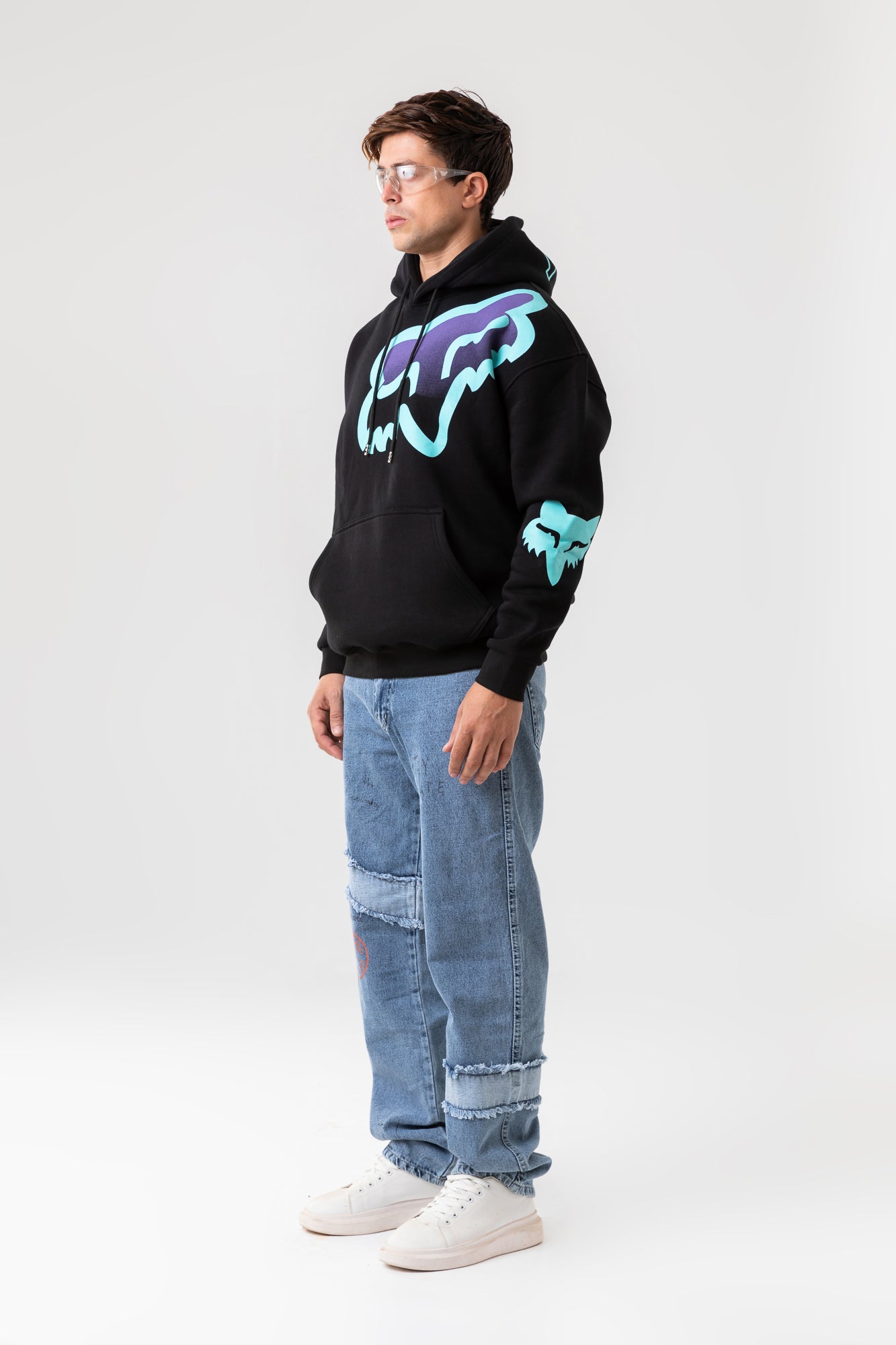 FOX PRINTED HOODIE