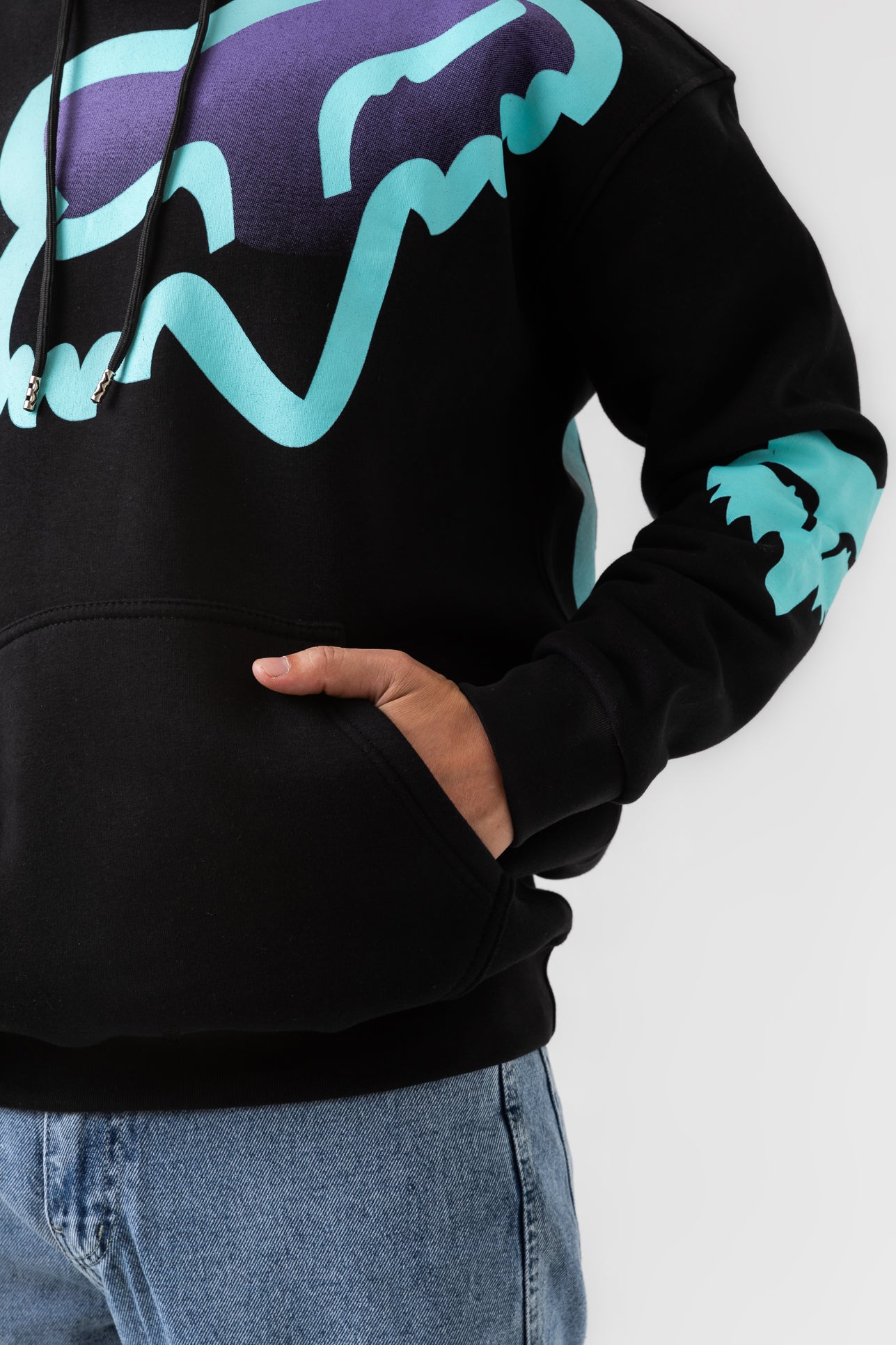 FOX PRINTED HOODIE