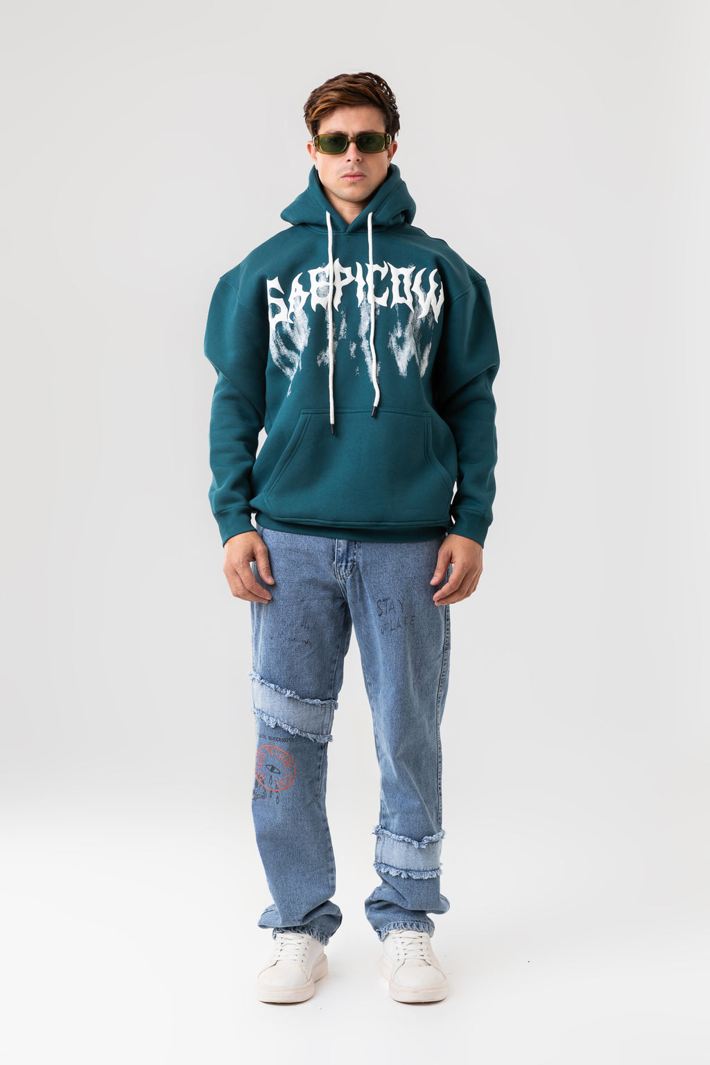 GRAFFITI FRONT PRINTED HOODIE