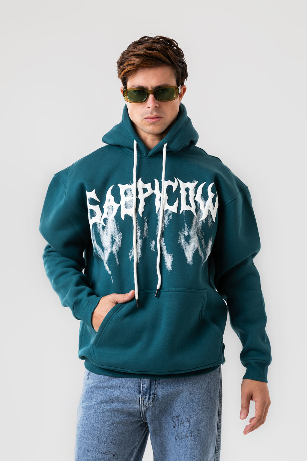 GRAFFITI FRONT PRINTED HOODIE
