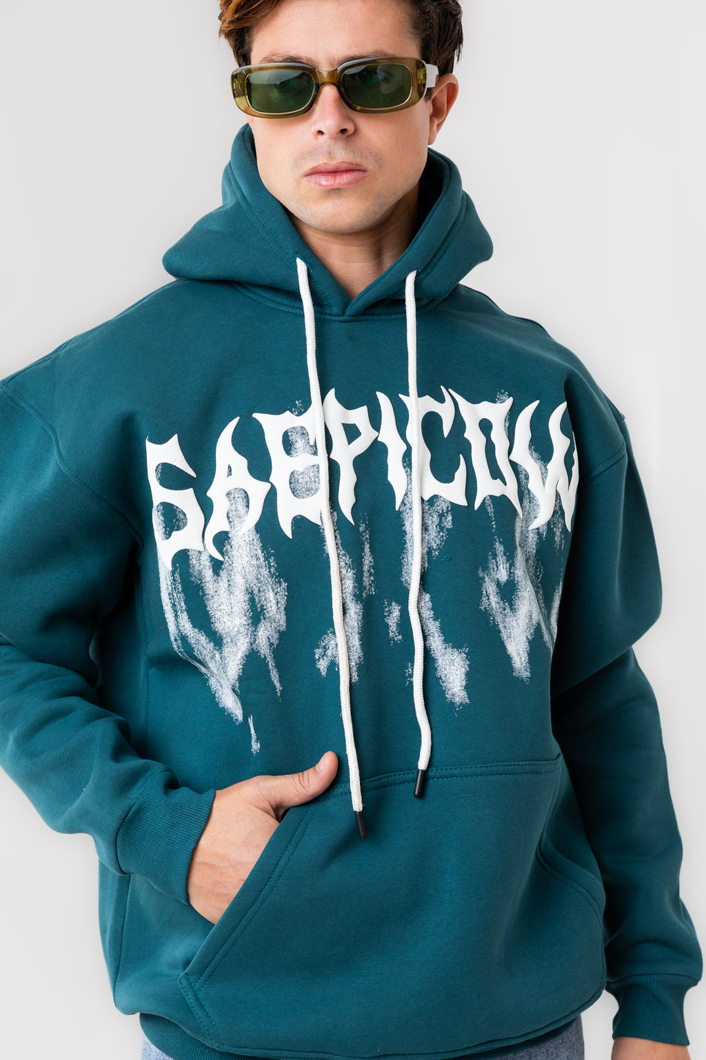 GRAFFITI FRONT PRINTED HOODIE