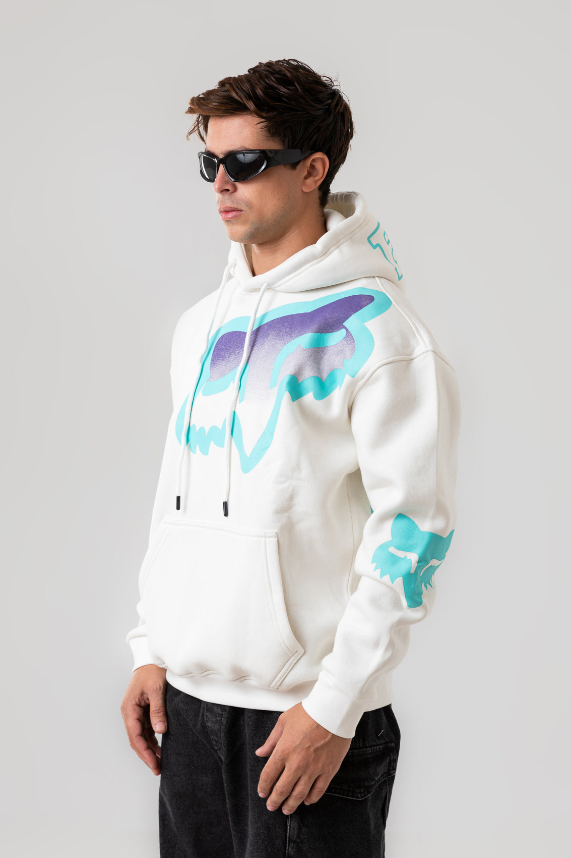 FOX PRINTED HOODIE