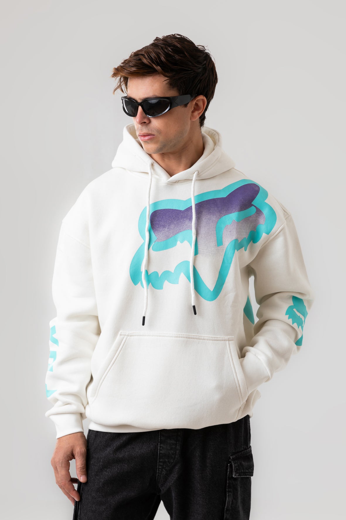 FOX PRINTED HOODIE