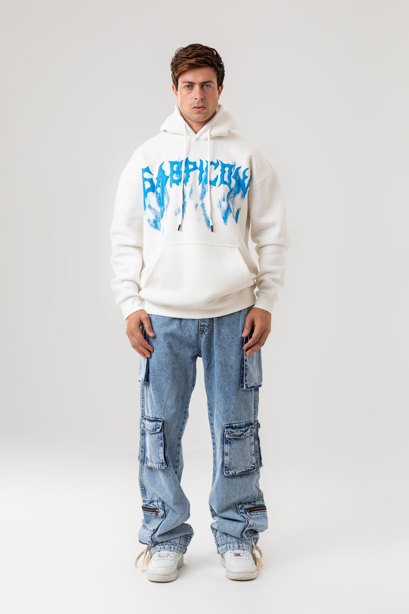 GRAFFITI FRONT PRINTED HOODIE