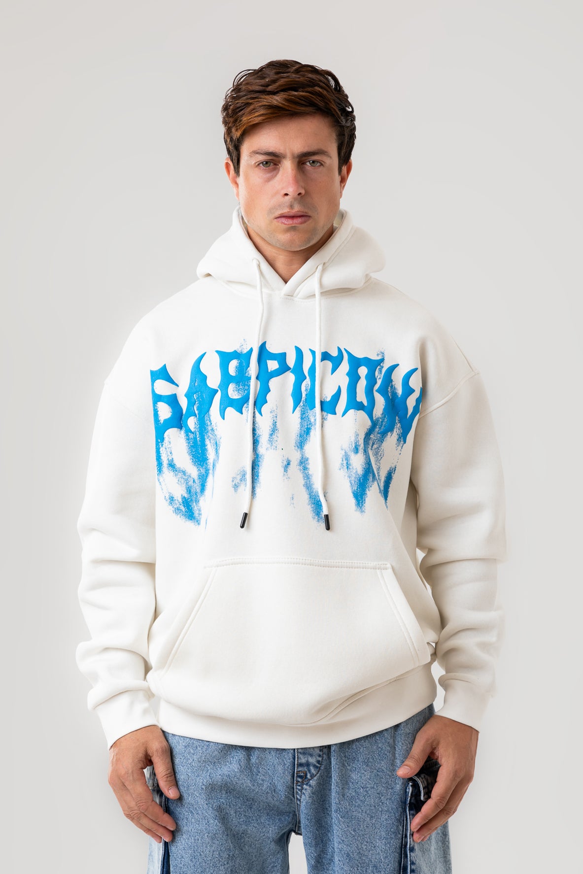 GRAFFITI FRONT PRINTED HOODIE