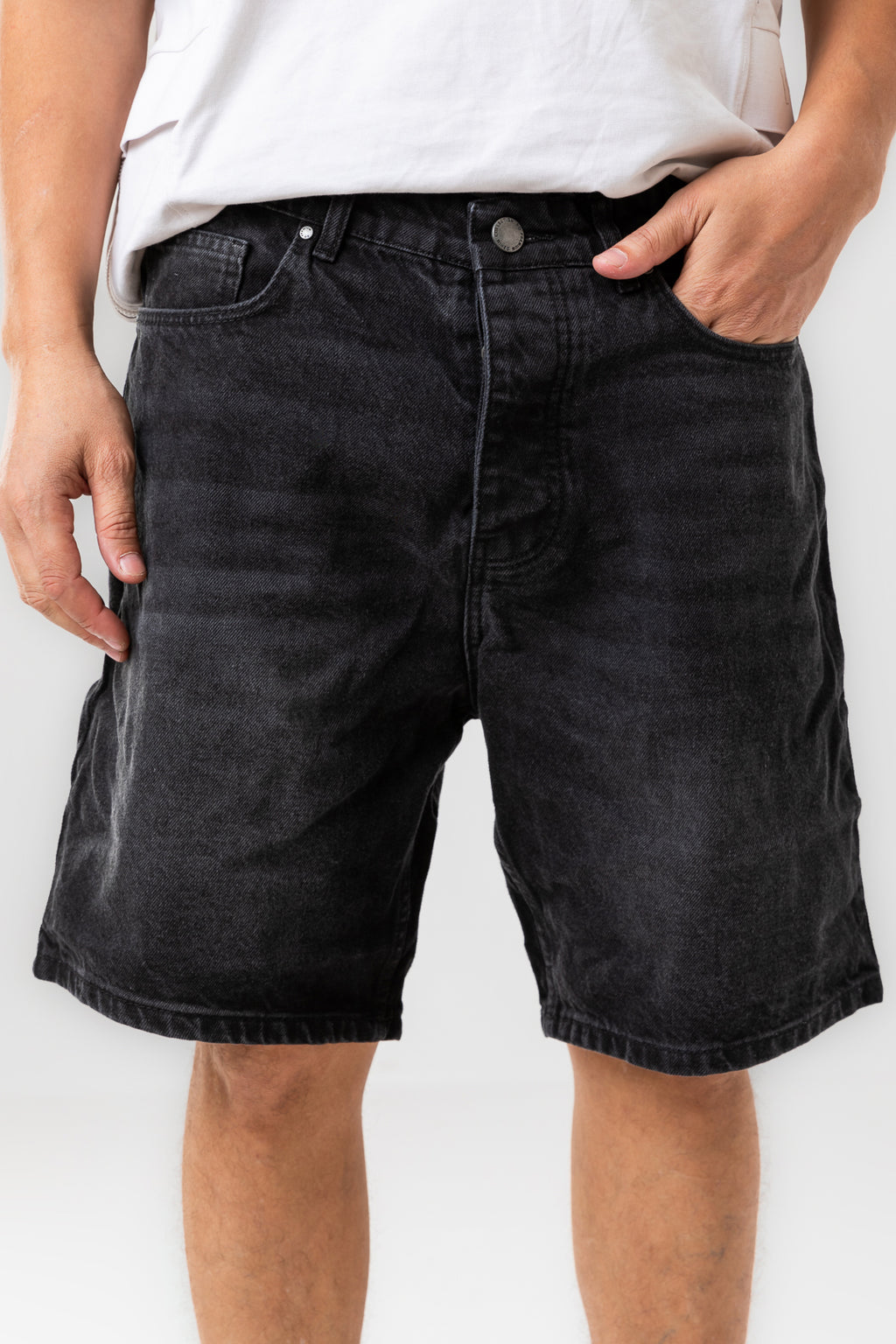 DENIM JEANS PLAIN SHORT