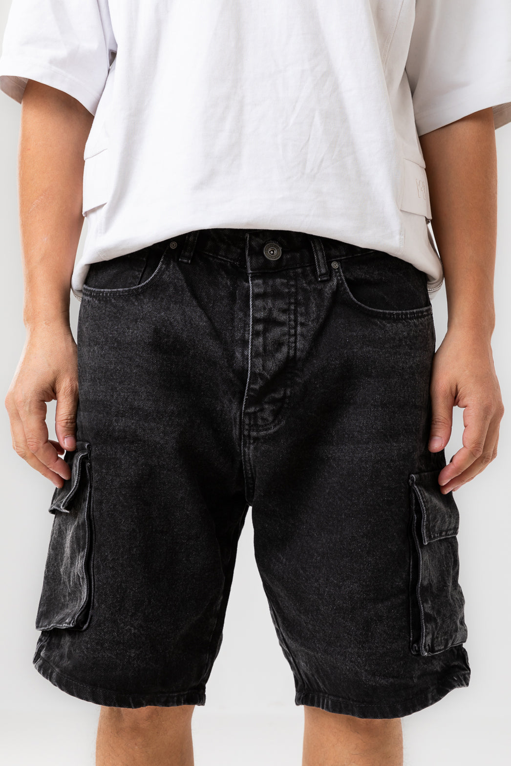 DENIM JEANS PLAIN SHORT
