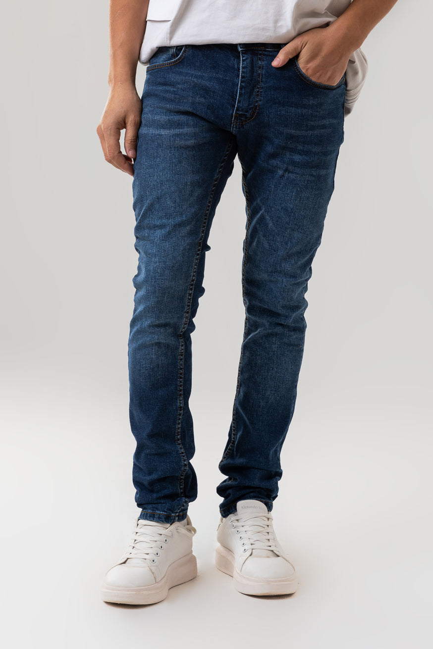 BLUE DENIM JEANS SLIM FIT