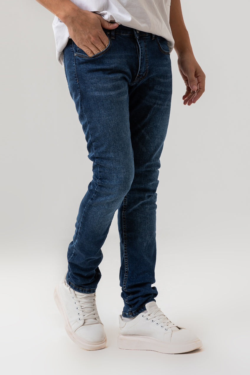BLUE DENIM JEANS SLIM FIT