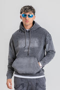 RIPPED WASHED HOODIE