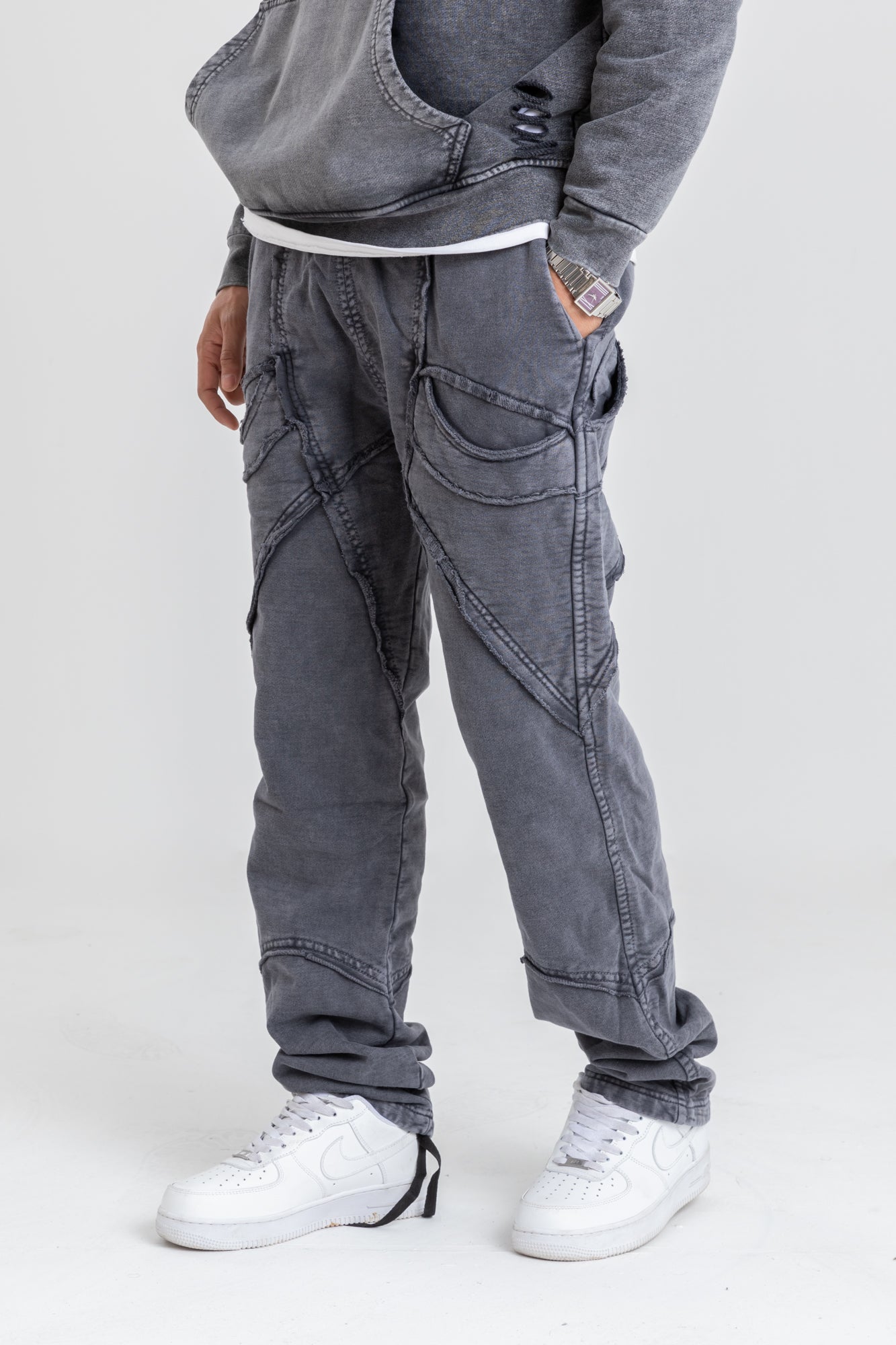 WASHED SWEATPANTS RELAXED FIT