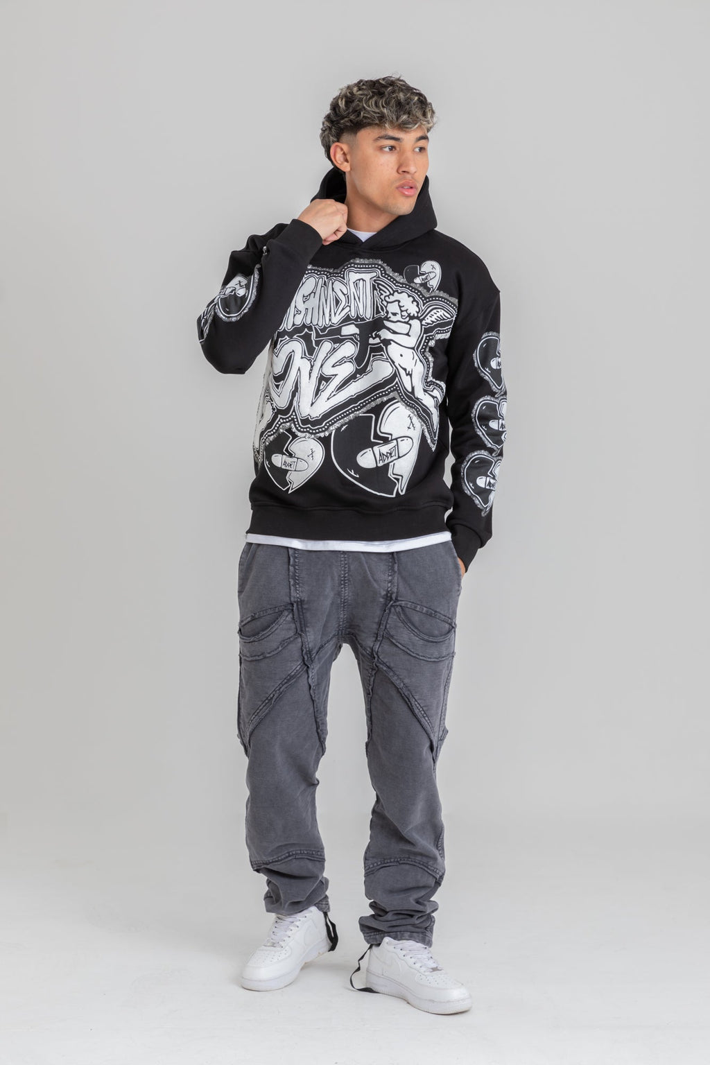 DON'T DEDUCT SINCERE LOVE PRINTED HOODIE