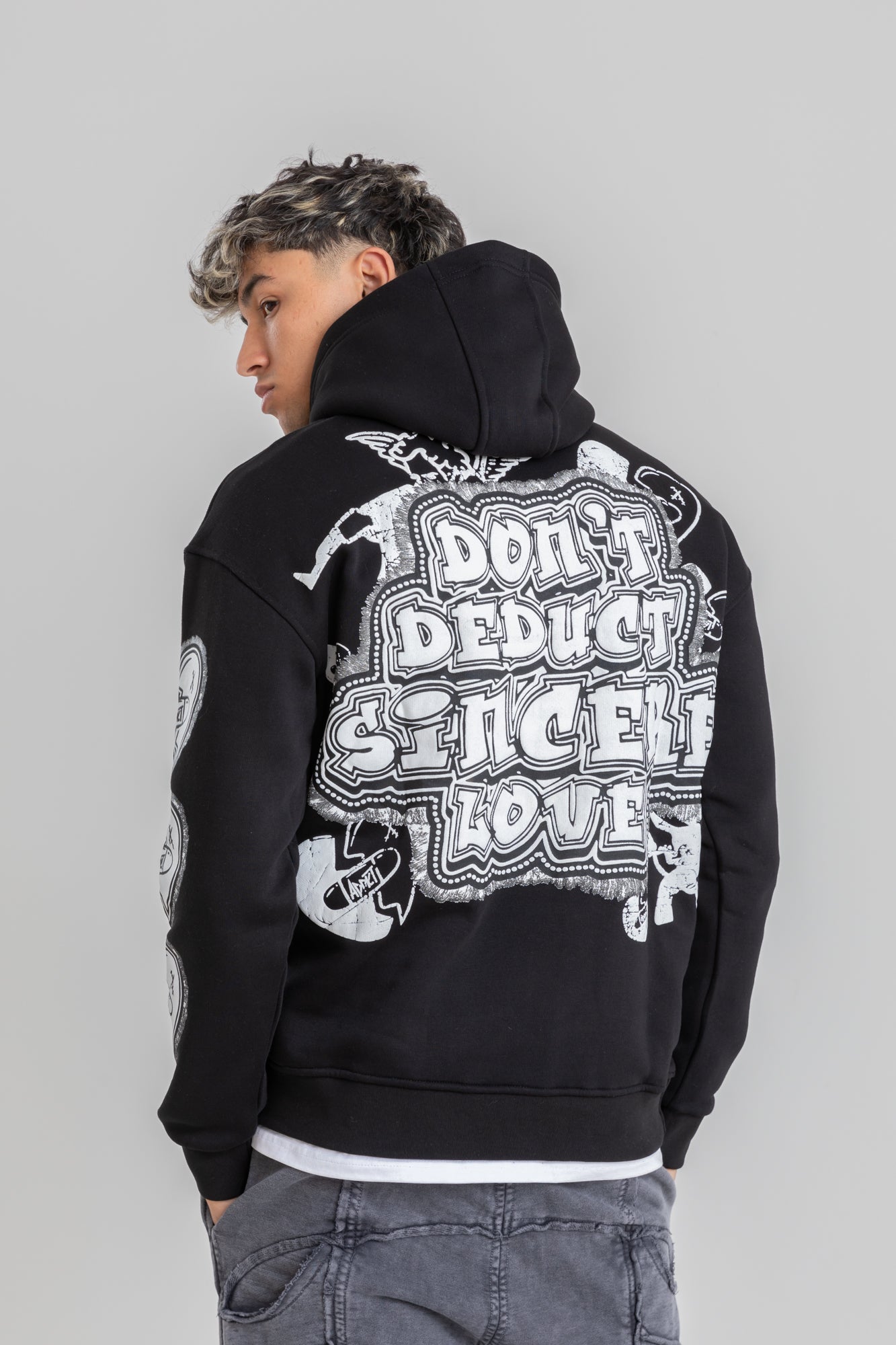 DON'T DEDUCT SINCERE LOVE PRINTED HOODIE