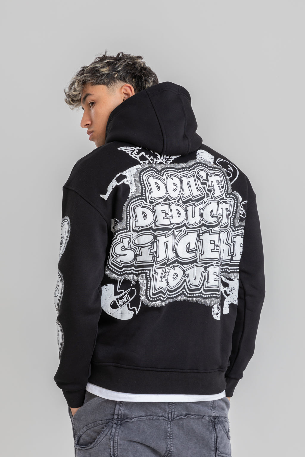 DON'T DEDUCT SINCERE LOVE PRINTED HOODIE