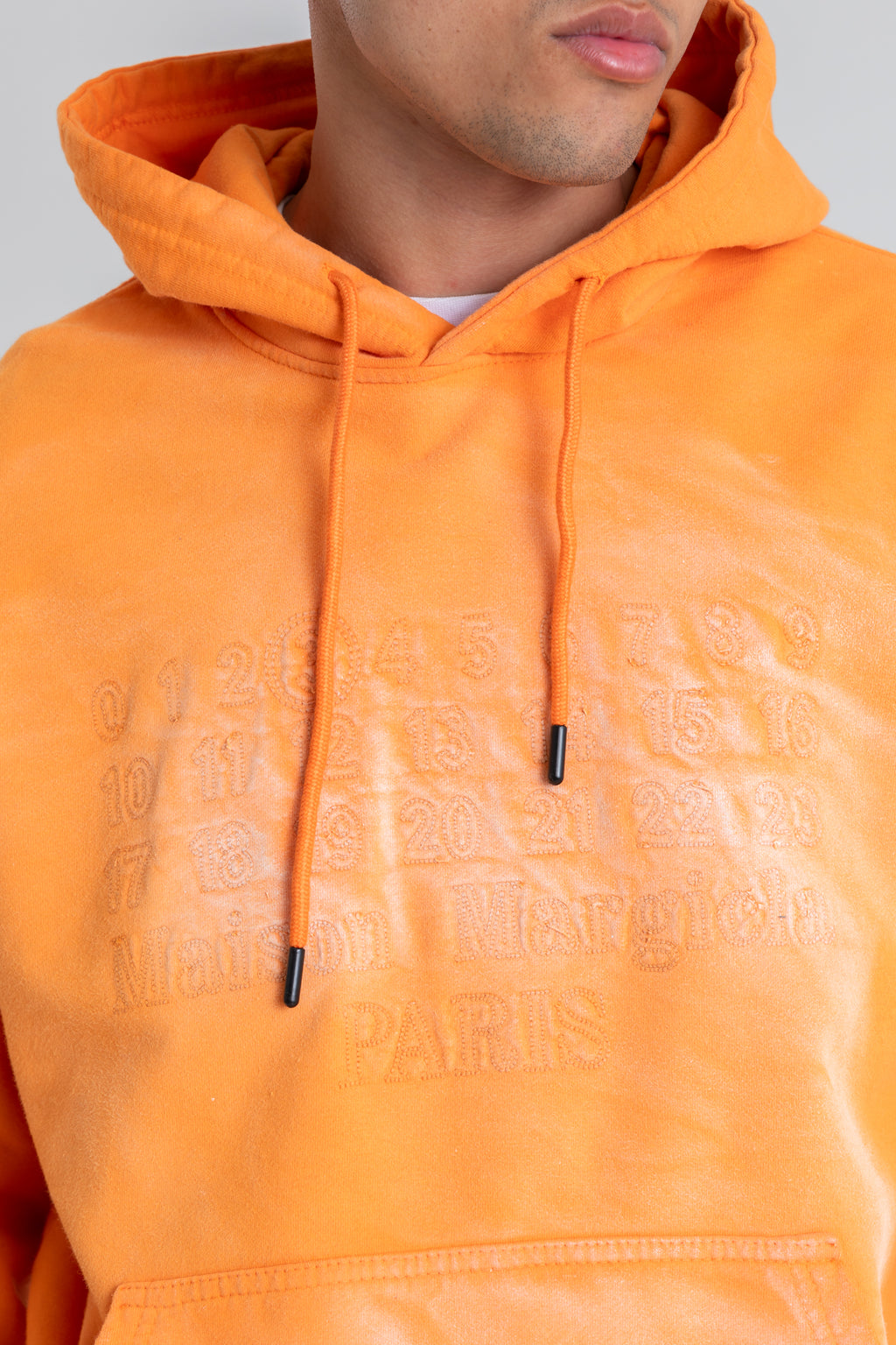 ORANGE WASHED HOODIE