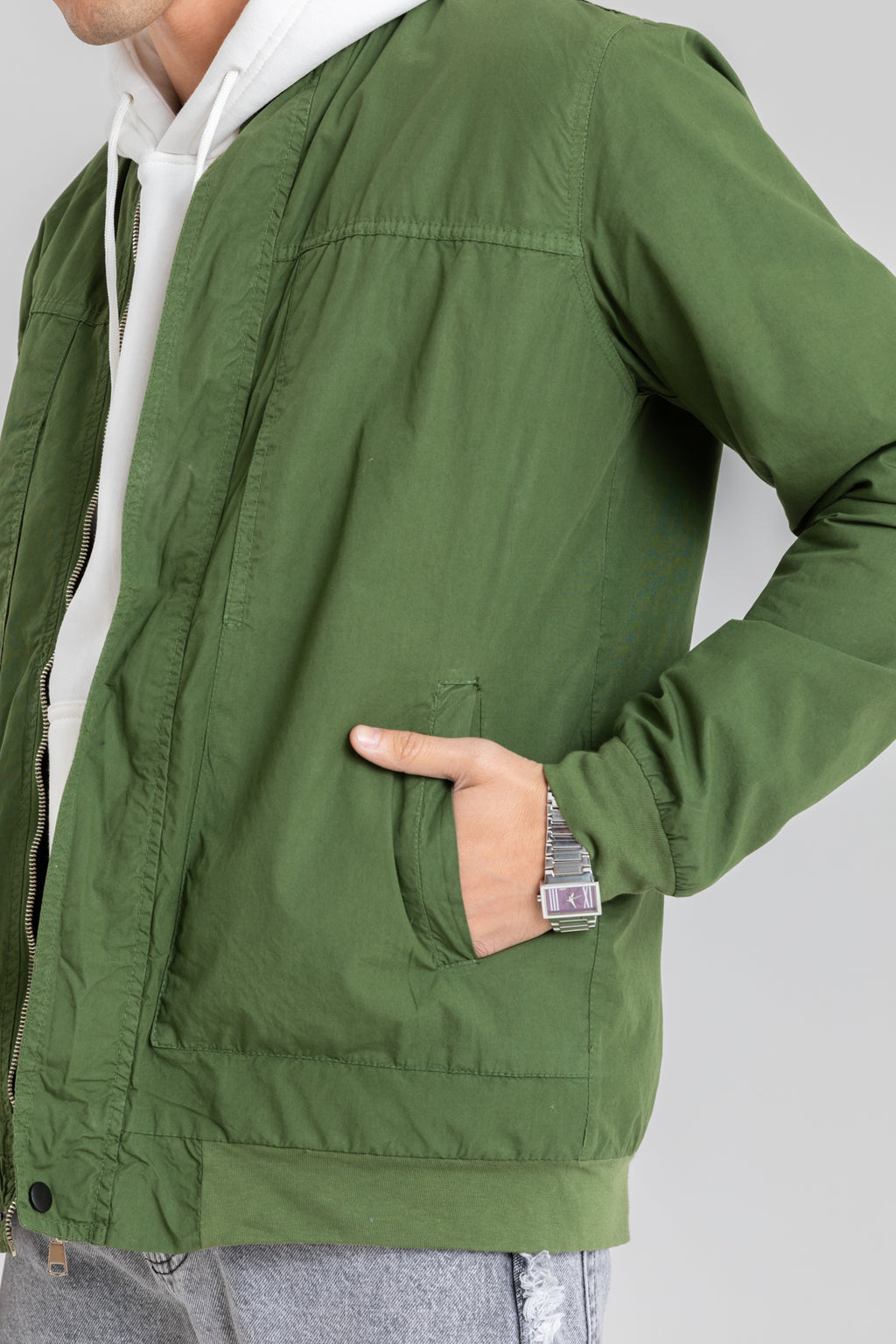 BASEBALL GABARDINE JACKET